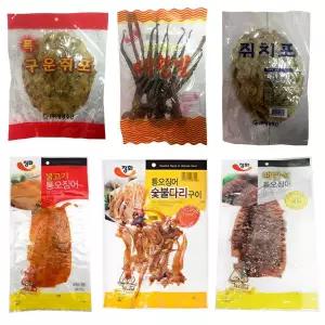 대왕발/문어발/조미쥐포/숯불구운오징어/숏다리
