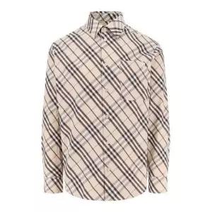 버버리 BURBERRY 25 Relaxed Fit Check Cotton Shirt 8105202) 릴랙스 핏 체크 코튼 셔츠)