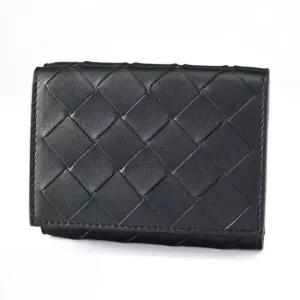 보테가베네타 BOTTEGA VENETA 인트레치아토 3단 폴더형 지갑 609285 V3UH1 8803)