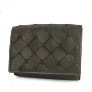 보테가베네타 BOTTEGA VENETA 인트레치아토 3단 폴더형 지갑 609285 VCPP2 1444)
