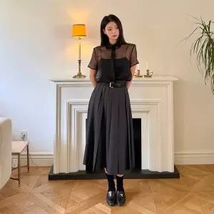 [케네스레이디](대전신세계)[BYLYNN] [케네스레이디] 어닝 플리츠 스커트 EWSKPI0200