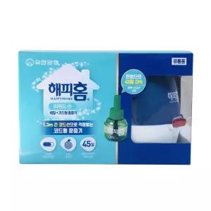 해피홈 리퀴드 코드형 훈증기+리필 45일 모기약