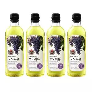 [CJ] CJ제일제당 백설 포도씨유 900ml x 4개 식용유