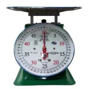 태광 지시저울 재래시장 노점상 50kg(200g) 접시저울