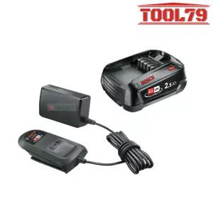 보쉬 Starter set 18V AL18V-20+2.5Ah 1개 충전기 배터리 세트 홈앤가든 정원용 스타터키트 1600A031T3