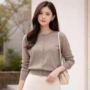 [지고트](의정부점)JS2E1CD511[ 라운드 오픈형가디건 ]