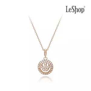 [르샵주얼리] 14K 해피 스마일 목걸이(GoldPlated)_LJ6007BRN