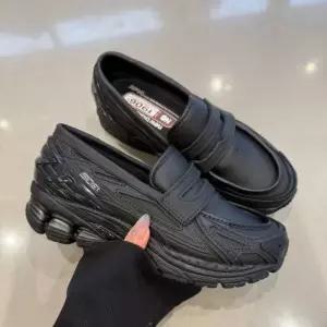 뉴발란스 1906L 페니 로퍼 운동화 구동화 블랙 레더 U1906LBN