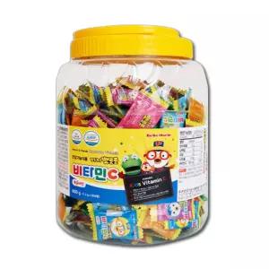 뽀롱뽀롱 뽀로로 비타민C 300정 x 1통 캐릭터 어린이 유아 키즈 아이 아기 비타민씨 캔디 사탕 츄어블