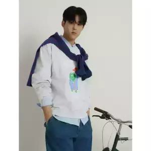 [빈폴] [빈폴] 헤리티지클럽 푸즈예티 스웨트 셔츠  라이트 그레이 (BC6241C612) (BC6241C612)