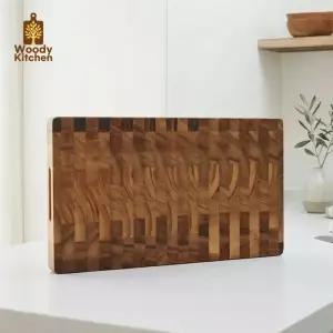 우디키친 레인트리 나무 엔드그레인 원목 도마