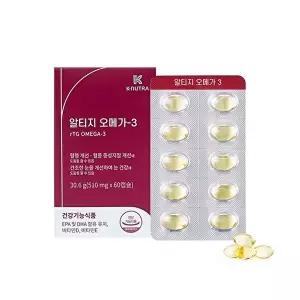 [케이뉴트라]케이뉴트라 알티지오메가3 혈행 건강 목넘김 편한 캡슐(510ml 60캡슐)2통