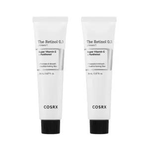 코스알엑스 3배 안티에이징 모공 주름 케어 더 레티놀 0.3 크림 20ml x 2EA