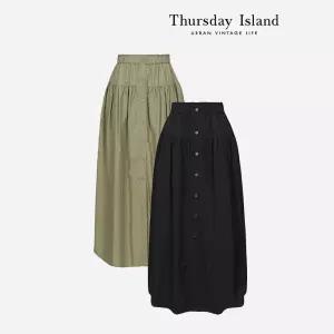 [Thursday Island] 요크 셔링 스커트(T244MSK233W)