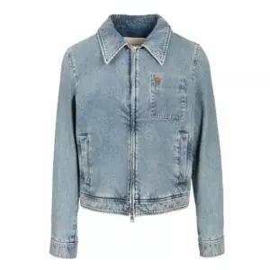 아미 MUST IT_AMI 26SS 코튼 드 꾀흐 지퍼 재킷 HJK835 DE0046 480)