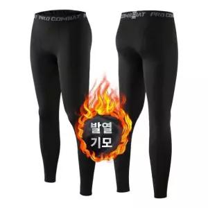 남성 기능성 발열 기모 레깅스 타이즈