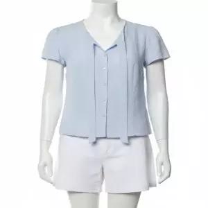 ROEM 브이넥 타이 블라우스 RMBLG25NT4 625962