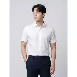 [파크랜드]화이트 T C 반팔 드레스 셔츠 A6DS2310104A_P423780422
