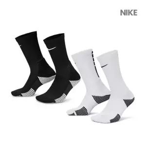 나이키 엘리트 2.0 쿠션 농구 양말 블랙/화이트