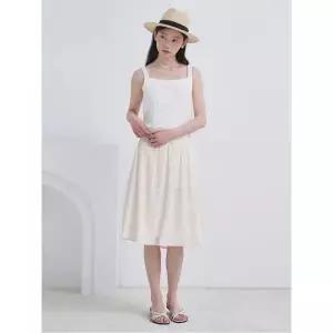매장정품 빈폴 BEANPOLE LADIES [B. my] 체크 패턴 A라인 스커트 베이지 (BF5427N02A) BF5427N02A 722046
