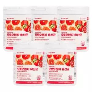 코오롱제약 모로오렌지 생유산균 분말 비타민CD 맛있는유산균 스틱 30포, 5개