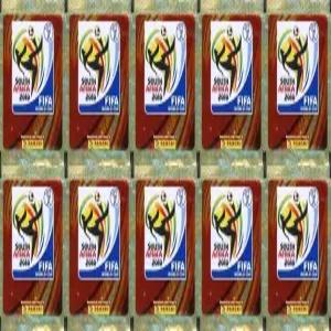 2010 파니니 월드컵 FIFA 스티커 컬렉션 10개 공장 봉인 팩과 50개의 민트 포함되어 있습니다 리오넬 메시
