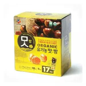 {백화점 상품} [CJ]유기농 맛밤 42g x 17개 435188