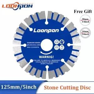 125mm 5인치 다이아몬드 커팅 세그먼트 드라이 컷 콘크리트 세라믹 벽돌 대리석용 원형 톱날 5