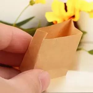 5개/10개 식료품 가방 갈색 종이 정리 DIY 포장 장면 장식 보관에 이상적