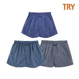 트라이 남성 100수 트렁크 3종 택1
