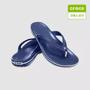 ( 본사)남녀공용 크록밴드 플립 네이비 11033-410