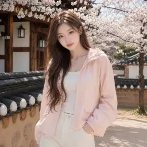 [롯데백화점]벨라디터치 블러썸 브리즈 윈드브레이커 V9G2JK24