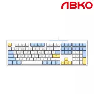 앱코 MK108 저소음 사무용 키보드 베이비블루 멤브레인