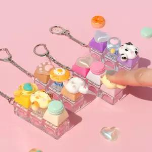 DIY 키보드 키링 만들기 3구 키캡키링 청축 스위치 열쇠고리