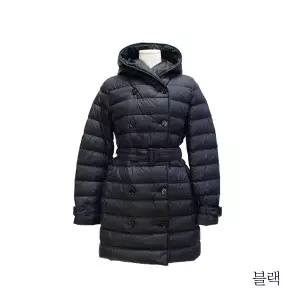 {버버리} 후드 벨티드 다운 패딩