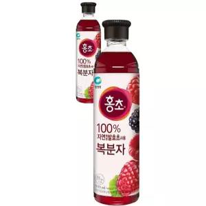 학교 블루베리 청정원 홍초 대상 복분자 900ml 수앤서21
