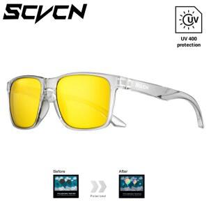 축구고글 SCVCN 선글라스 야구 사이클링 안경 UV400 스포츠 장비 MTB 자전거 야외 다크