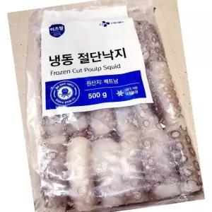 이츠웰 절단 낙지 L 500g 6개 손질낙지 볶음용 탕용