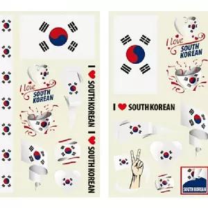 학교 태극기스티커 태극기판박이 청결공감 응원스티커 월드컵 10장세트 월드컵스티커 서치생활 서치43