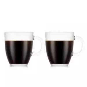 보덤 비스트로 싱글월 글라스 머그 355ml 2종 세트