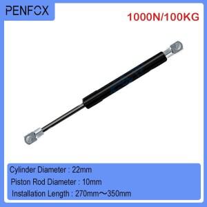 1PC 270mm-350mm 100kgs/1000N 범용 스트럿 바 가스 스프링 충격 흡수 장치 유압 리프트 지원 RV 침대 자동