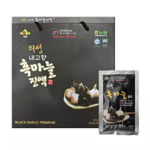 의성흑마늘진액 60mlx30포 의성흑마늘농축액 마늘즙