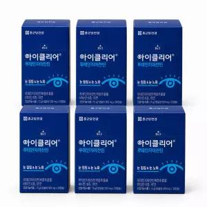 종근당건강 아이클리어 루테인지아잔틴 30캡슐, 6개