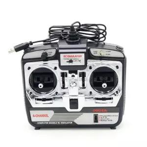 1개신품 JTL-0904A 6CH 비행 시뮬레이터 Realflight G7 Phoenix XTR 원격 제어 헬리콥터 고정익 드론 MODE1