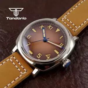 탄도리오 다이브 42mm 200M 방수 사각형 기계식 시계 남성용 캘리포니아 다이얼 PT5000 미요타82 사파이어