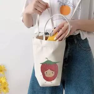 [라일리] Rly 드링크백 커피 천가방 캔버스백 크로스캔버스백
