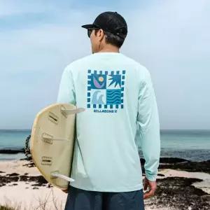 매장정품 BILLABONG 남성 루즈핏 래쉬가드 BB1048BMT