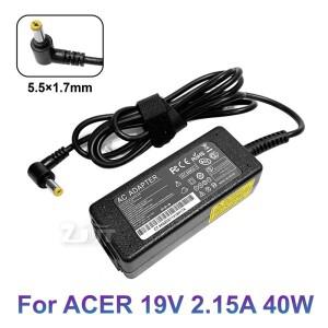 ACER Aspire One D255 533 D257 D260 W500P W501 공급용 19V 2.15A 40W 5.5x1.7mm AC 노트북 전원 어댑터