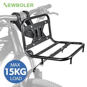 NEWBOLER MTB 자전거 앞 랙 캐리어 패니어 가방 짐 선반 브래킷 트렁크 액세서리용