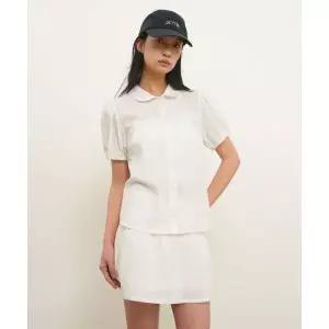 제너럴아이디어 GENERALIDEA 라운드 카라 퍼프 블라우스 [WHITE] / GF2LSH521 GF2LSH521WHW 3361520
